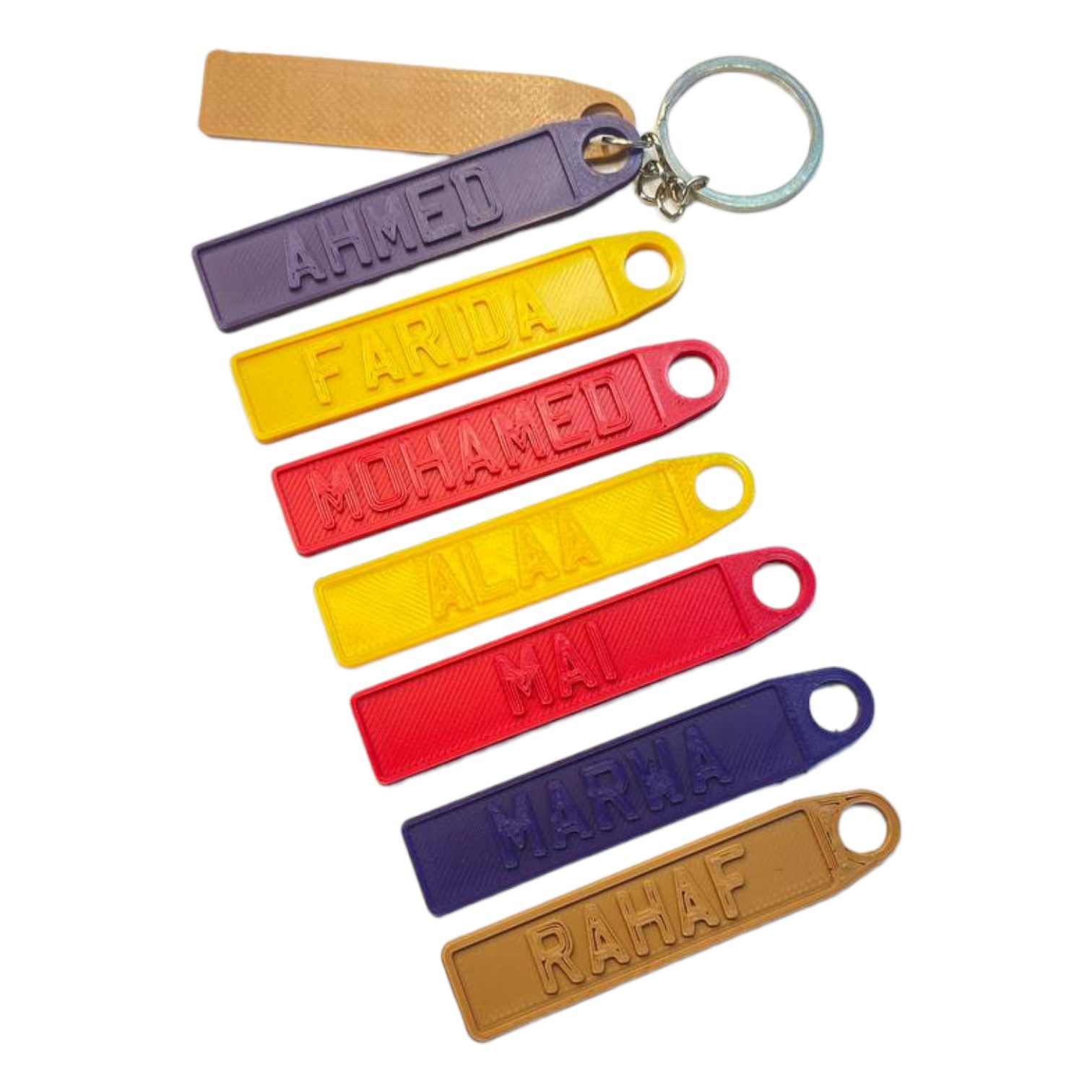 Customized Key Chain with Name and Message - Image 3